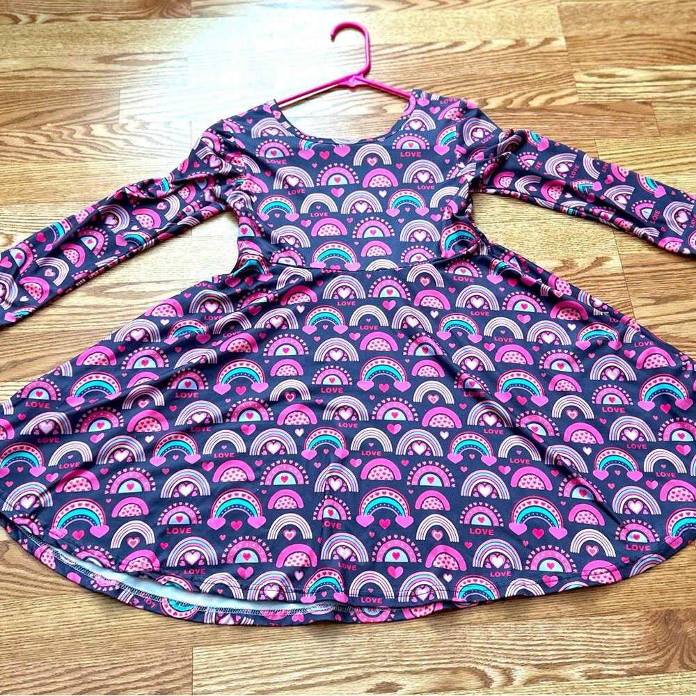 Rainbow Twirl Dress